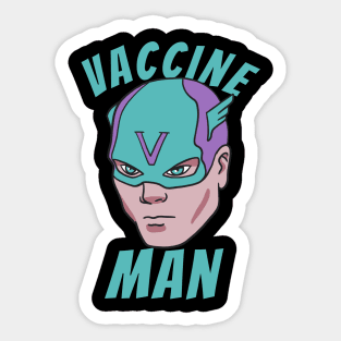 Vaccine Man Sticker